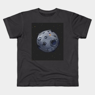 camping on the moon Kids T-Shirt